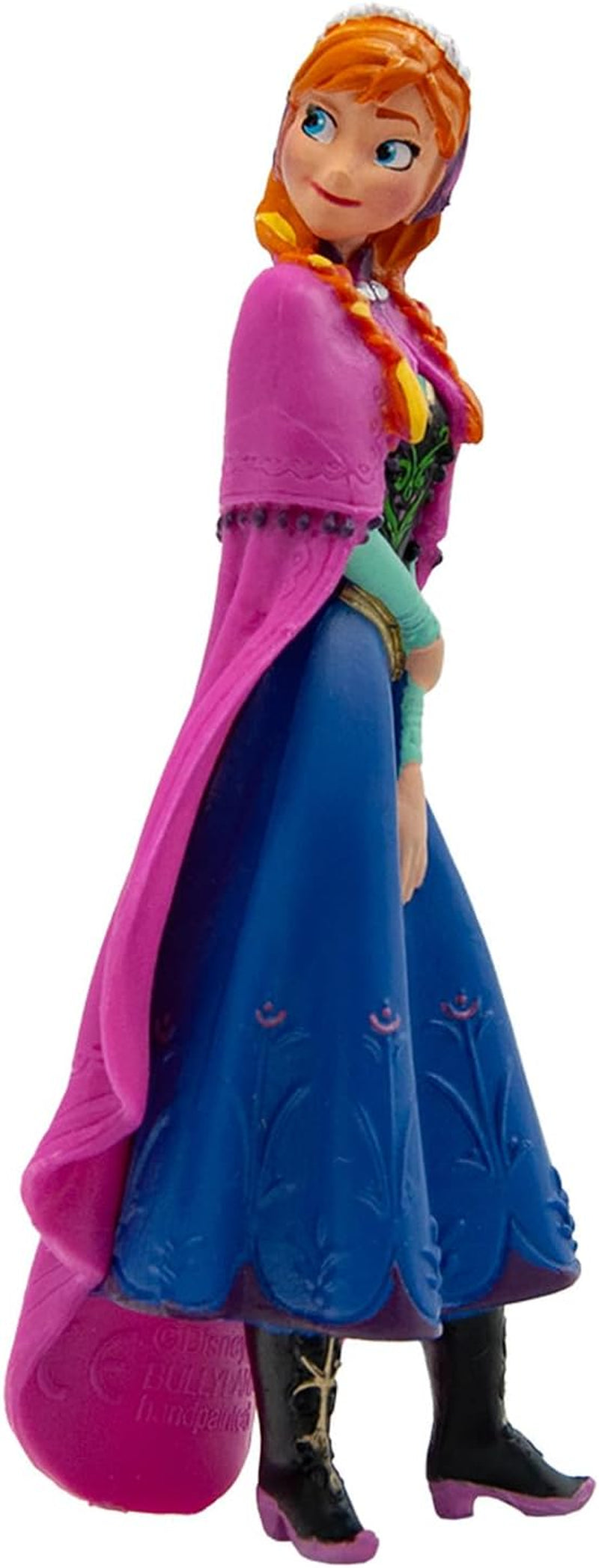 Bullyland 12960 - Prinsessan Anna-figur från filmen Frozen av Walt Disney, ca. 9,5 cm, mycket detaljerad, perfekt som en liten present till barn från 3 år och uppåt
