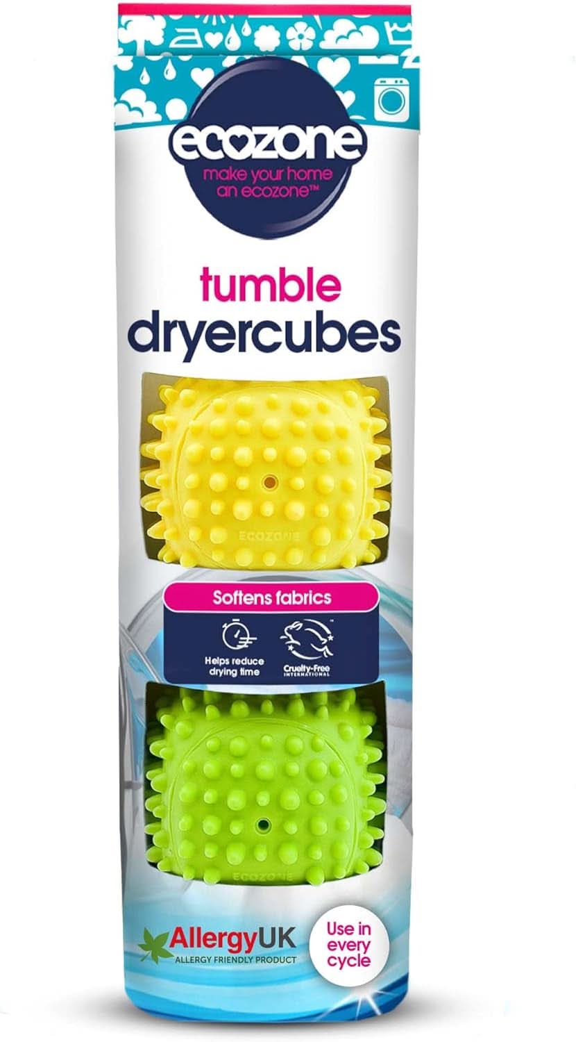 Torktumlare i nytt, mjukare material med variabel design. Innehåller 2 Naty Shop tvättmedel