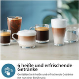 PHILIPS automatisk espressomaskin 3300-serien - 6 drycker, modern färgpekskärm, LatteGo mjölkberedningssystem, SilentBrew, 100% keramisk kvarn, AquaClean-filter. Svart krom (EP3347/90)