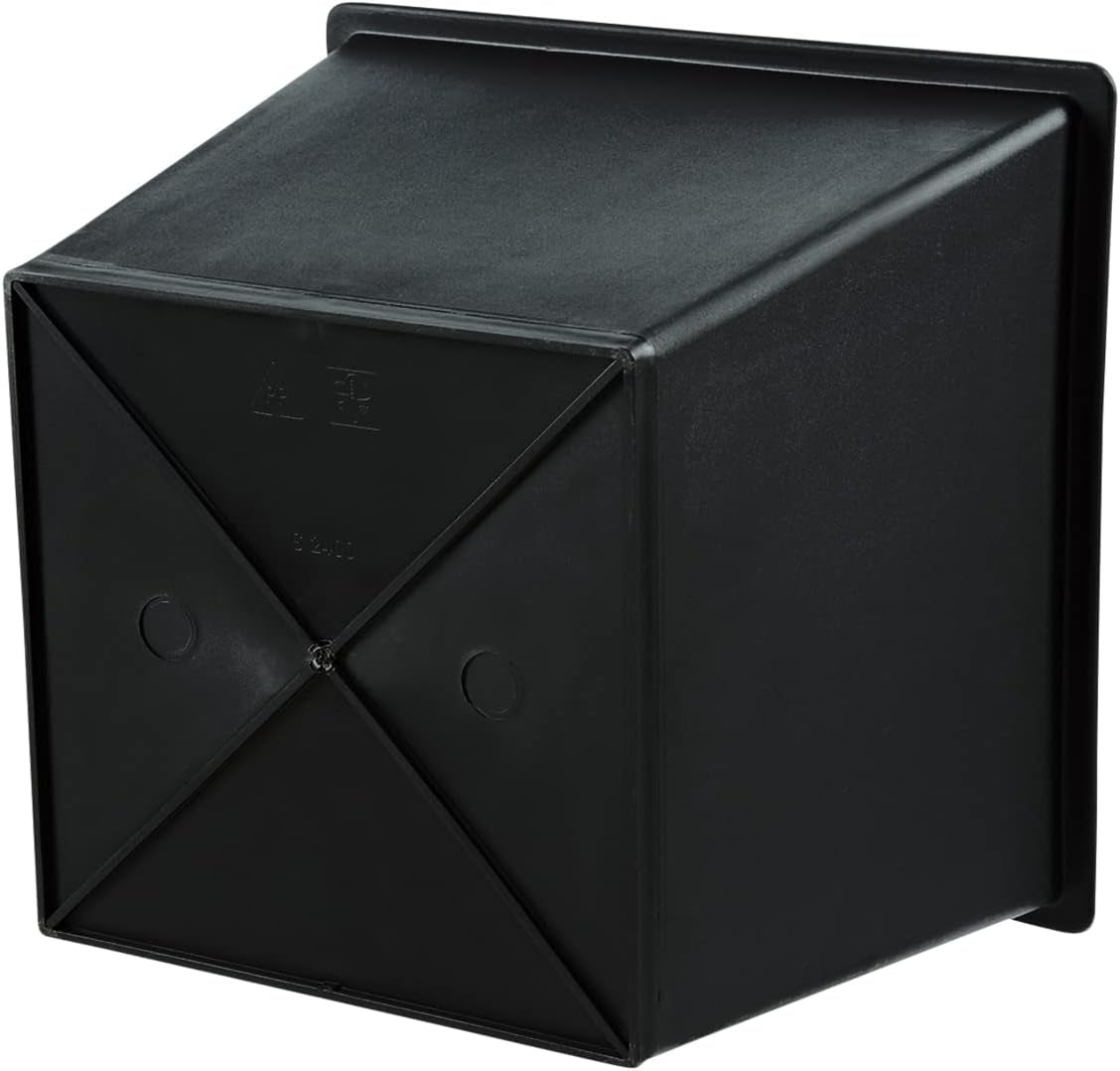 Dehner universalgryta, ca. 36 x 36 x 30 cm, plast, svart
