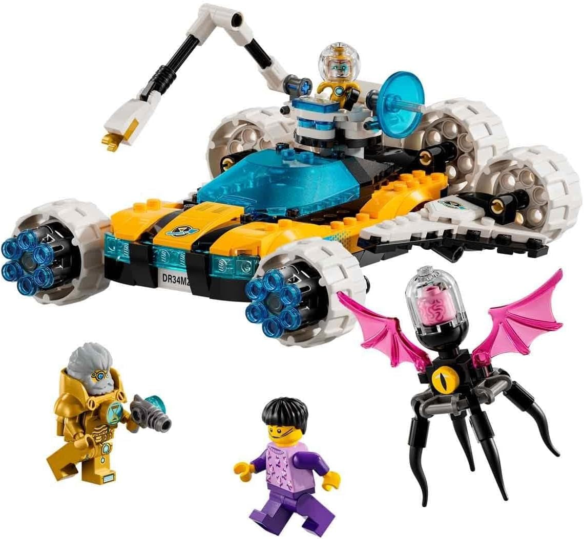 LEGO Dreamzzz 2-i-1 Mr Oz's rymdbuggy-leksaksbil eller rymdfärja-set innehåller Mr Oz, Albert och Jayden minifigurer, rymdpresent för barn 8+ 71475 Byggset Besuche den LEGO-Store