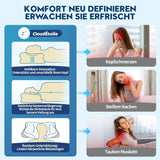 Cloudétoile Nackkudde Memory Foam Kudde - 2 i 1 Ergonomisk ortopedisk kudde Visco Foam Kudde Side Sleeper Nackstöd Kudde Höjd Justerbar Memory Foam Kudde Vit 64X38X12cm Cervikala ortopediska kuddar Naty Shop