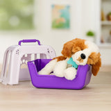 Små levande husdjur My Really Real Puppy – Plåster; Interaktiv valp; över 60 ljud/reaktioner; realistiskt utseende; 1 av 72 varianter; lekset med bärväska; batterier ingår; åldrarna 5+