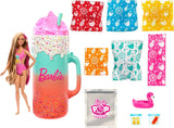 BARBIE Pop Reveal Rise & Surprise Present Set - 15+ överraskningar inklusive 1 Barbie-docka, strandtillbehör för lekfullt och fruktigt skoj för barn från 3 år och uppåt, HRK57