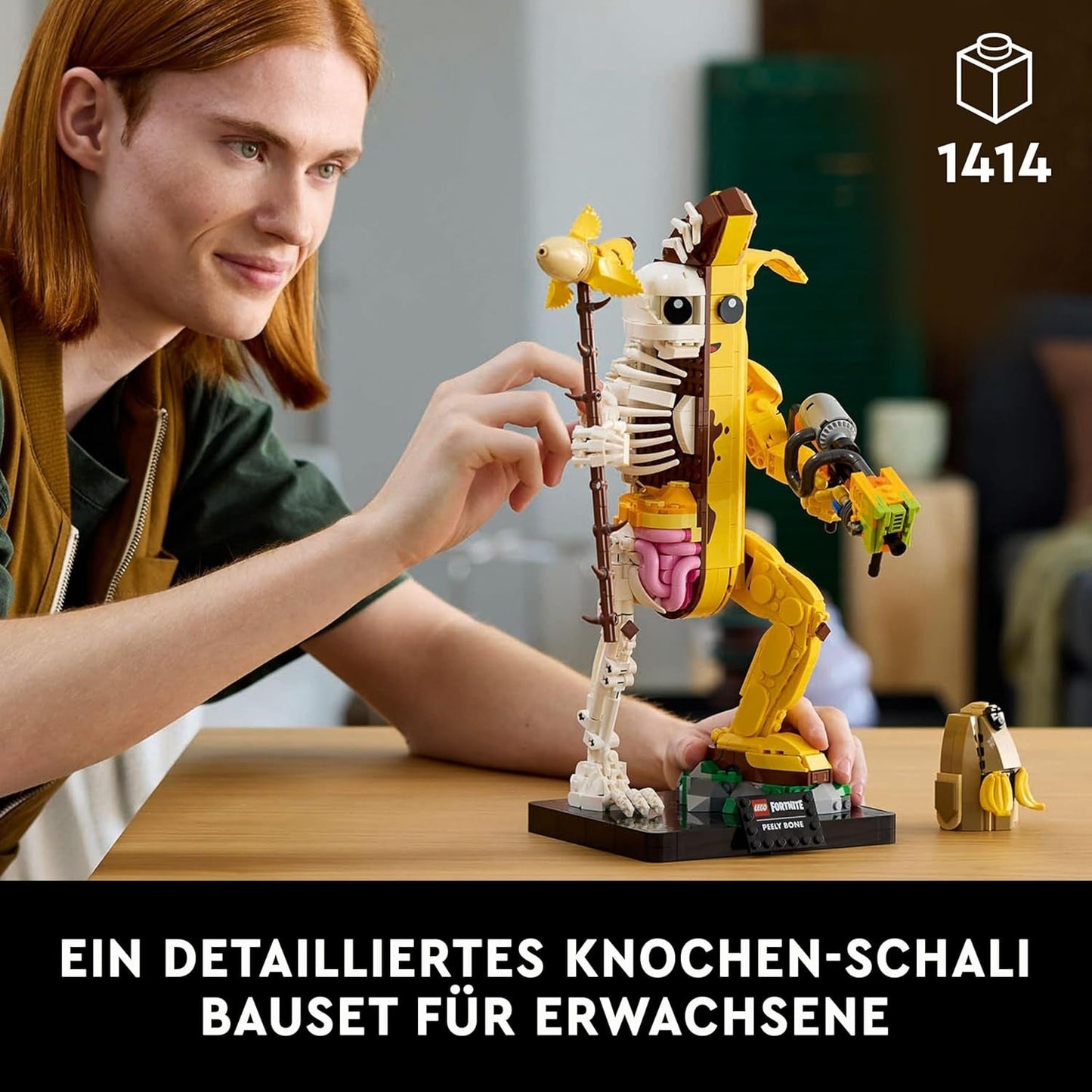 LEGO Fortnite benshali - Inklusive färgkastare och skålplockning - Samlarobjekt för videospelsfans - Byggset för vuxna som hem- eller kontorsdekoration - 77072 Byggset Besuche den LEGO-Store