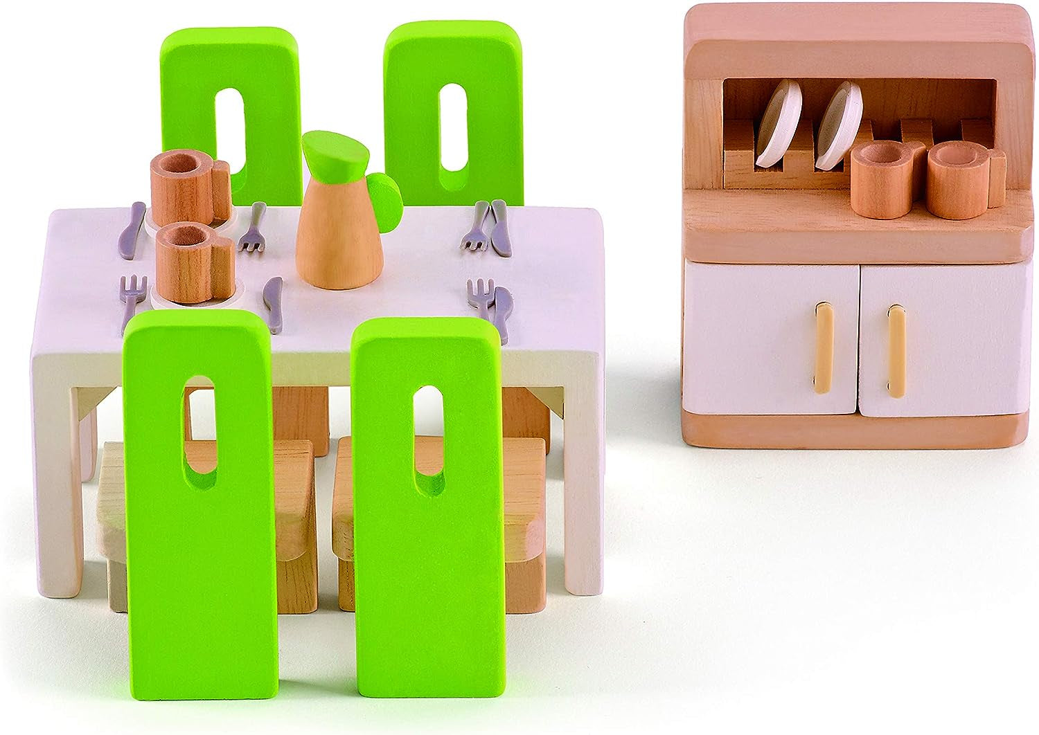 Hape E3459 - Barnrum, liten Naty Shop Dollhouses Matsal
