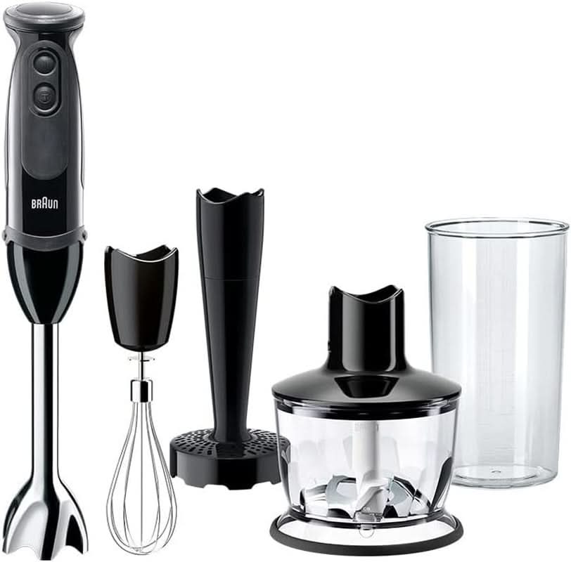 Braun Household Multiquick 5 MQ 5237 BK Standmixer 0,5 L Standmixer Schwarz 1000 W Kitchen Naty Shop