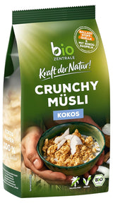 Krispig müsli med bär Biozentrale | 375 g ekologisk müsli | Perfekt för frukost och din kopp takeaway-müsli | Ett alternativ till müslibars