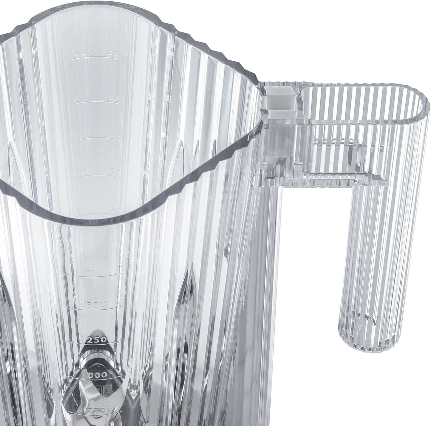 Alessi Plissé MDL09 W - Blender med graderad karaff, termoplastisk harts, Kitchen Naty Shop