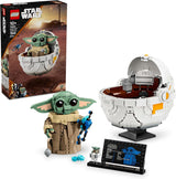 LEGO Star Wars 75403 Grogu i sin Mandalorian Repulsor-vagga - Samlarminifigur - Modell att bygga, leka och visa - Hemdekorationer - Present till pojkar och flickor i åldern 10+ Byggset Besuche den LEGO-Store Standardtitel