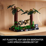 LEGO 75353 Star Wars Pursuit on Endor - Diorama Set, Return of the Jedi med Luke Skywalker, Princess Leia & Scout Trooper and Speeder Bikes, 40-årsjubileum Byggset Besuche den LEGO-Store