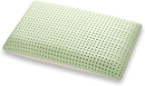 Ortopedisk nackstödskudde - Ekologisk Aloe - Aloe Vera Viskoelastisk kudde 14 cm Höjd 100 % bomullsöverdrag Visco-kudde - Memory Foam Kudde - Tillverkad i Italien Naty Shop Standardkuddar 1 st (1 förpackning)