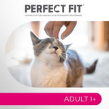 Perfect Fit Vuxen 1+ våtfoderval med lax, djuphavsfisk, nötkött och kyckling, 48 påsar, 12x85g (paket med 4) - Premium våtfoder för vuxna katter från 1 års ålder