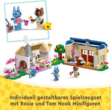 LEGO Animal Crossing Noook's Shop och Sophie's House-set, kreativ leksak för barn med 2 minifigurer från tv-spelsserien, present till flickor och pojkar från 7 år 77050 Byggset Besuche den LEGO-Store