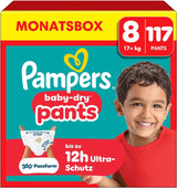 Pampers Baby-Dry Pants Größe 5, 160 Stück, 11kg-17kg, 360° auslaufsichere Passar dag och natt