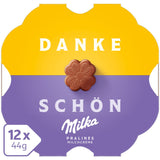 Milka Little Thank You Choklad 12 x 44 g, finmjölkgräddchoklad täckt med alpin mjölkchoklad (pack med 5)