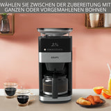 Krups Espressomaskin KM8328 Mal med kvarn | 24 timmars timer | Spannmålsbehållare 180 g | Kapacitet 1,25 l för upp till 15 koppar kaffe | Funktion för automatisk avstängning | 3 slipinställningar | Svart