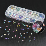 Nail Rhinestones med prickverktyg, 3D-nageldekoration, nagelglitterstenset, nagelkonstglitter, nageltillbehör Nageldesign med pincett