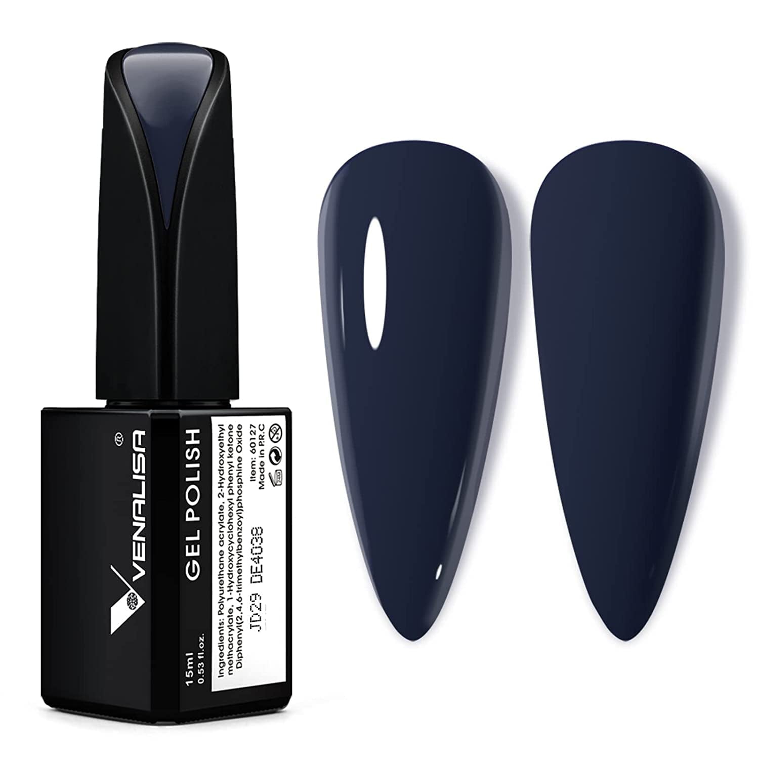VENALISA Coral Orange UV Nagellack 15ml Gel Nagellack För UV Nagellampa Transparent Coral Orange Gel Nagellack Modeller För DIY Nageldesign