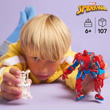 LEGO Marvel Spider-Man Mech vs. Anti-Venom - Superhjälteleksak med 2 minifigurer - Actionfigur med rörliga armar, ben och fingrar - Present till pojkar och flickor i åldern 6+ 76308 Besuche den LEGO-Store byggset