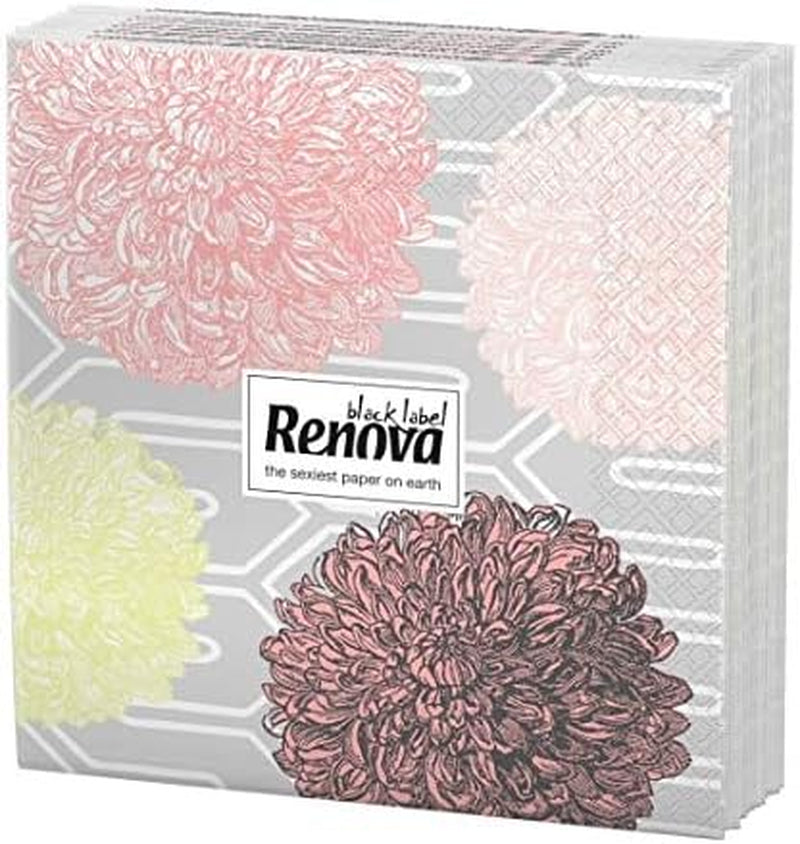 Renova pappersservetter, högt dekorerade, 20 stycken, 110 G