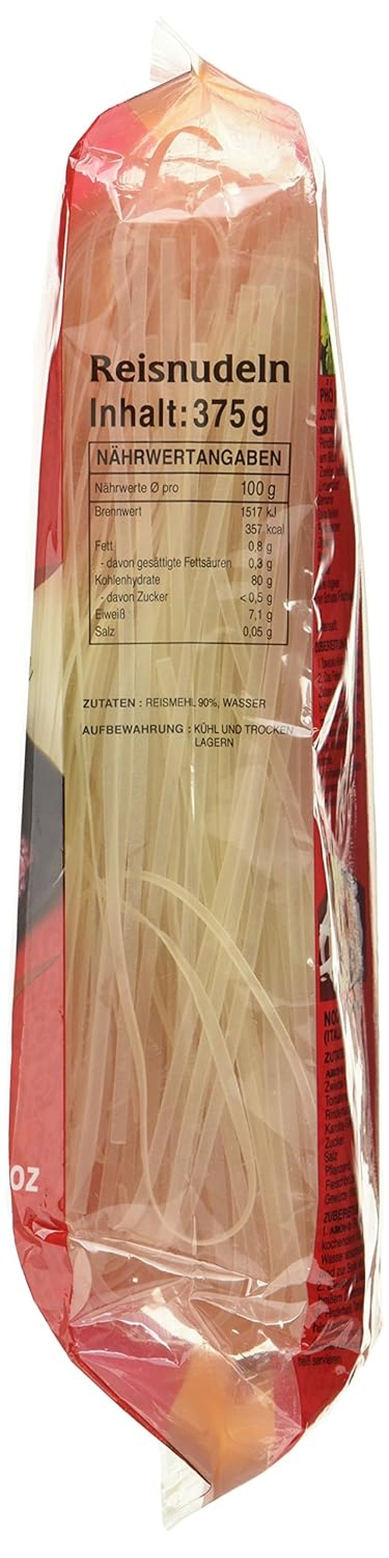 Aroy-D Risnudlar Glutenfria 3 mm förpackningar (1 förpackning x 375 g)