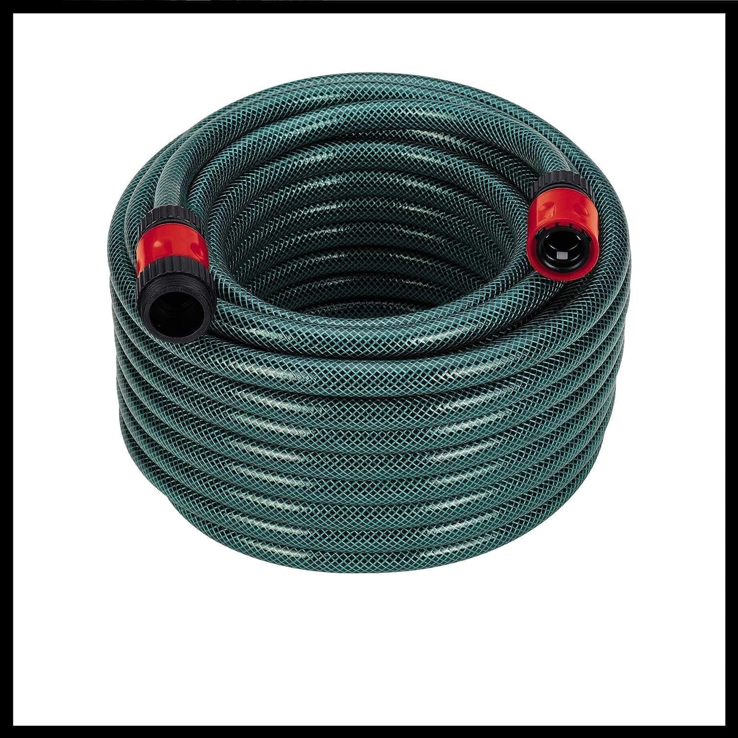 Trädgårdspumpset Einhell GC-GP 6538 Set/I (650 W, max. 3,6 bar, flöde 3800 L/h, vattenpåfyllnings-/avtappningsskruv, inkl. 4 m sugslang + 20 m trädgårdsslang + sprutpistol)