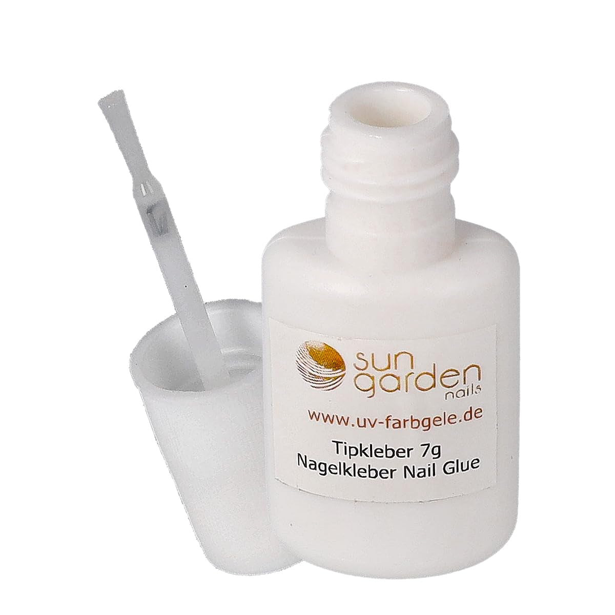Sun Garden Nails monofasisk transparent gel 30ml + låda med 100 tips + lim för tips 7ml
