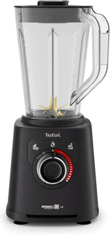 Tefal Perfectmix+ Standmixer, 3 automatiska program, Powelix-Klingentechnologie, Luftkylningssystem, 2 L Kapacitet, Tritan-Behälter, Inkl. Spatel, Schwarz, BL88A831 Kitchen Naty Shop
