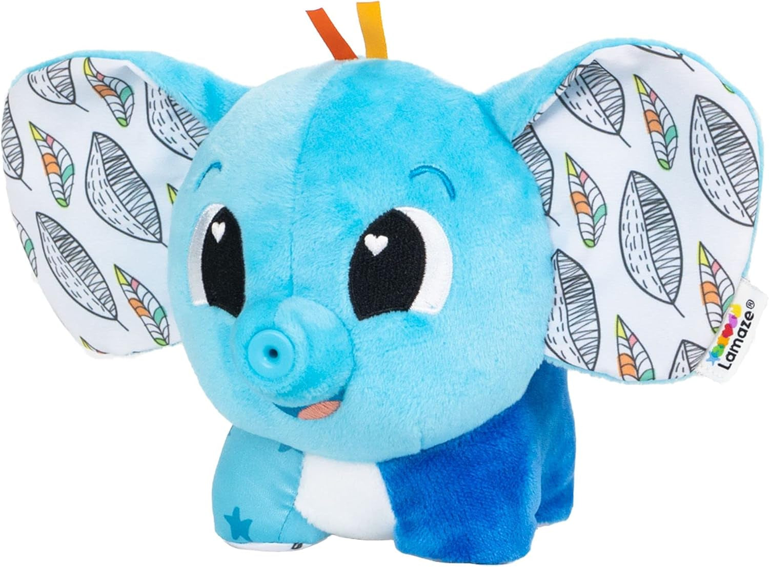 LAMAZE Elephant Puffaboo, nyfödd leksak, sensorisk babyleksak, present till nya föräldrar, utvecklingsleksak för 3 månader pojkar och flickor, L27467 Babyleksaker Naty Shop Modern