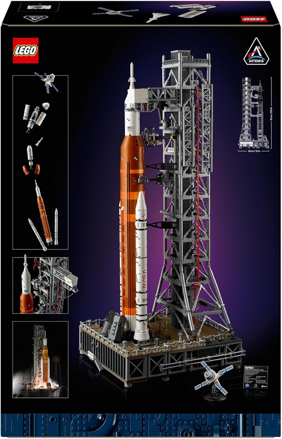 LEGO Icons NASA Artemis Launch Pad Present Vardagsrum eller kontorsinredning Vuxenbyggnadsset med Orion Space Capsel och Launch Pad samlarobjekt 10341 Byggset Besuche den LEGO-Store