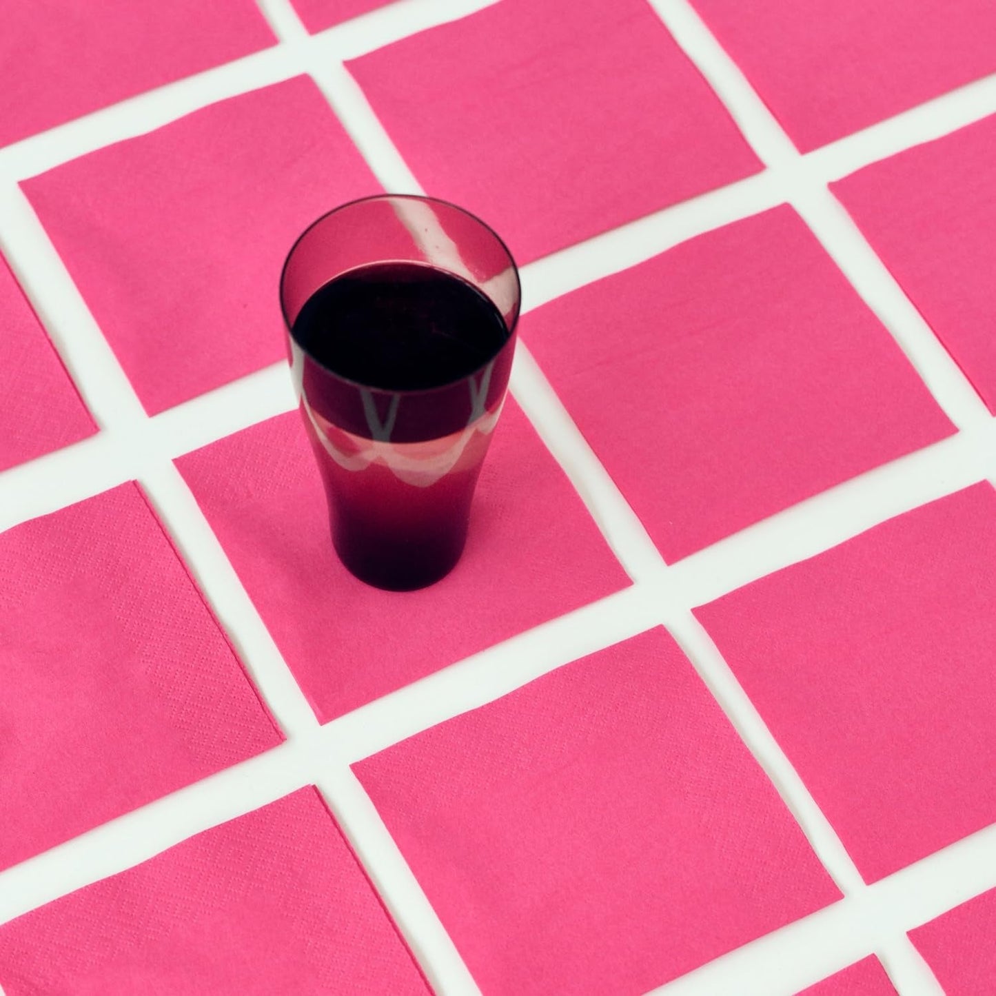 Renova cocktailservetter, fuchsia, 30 servetter