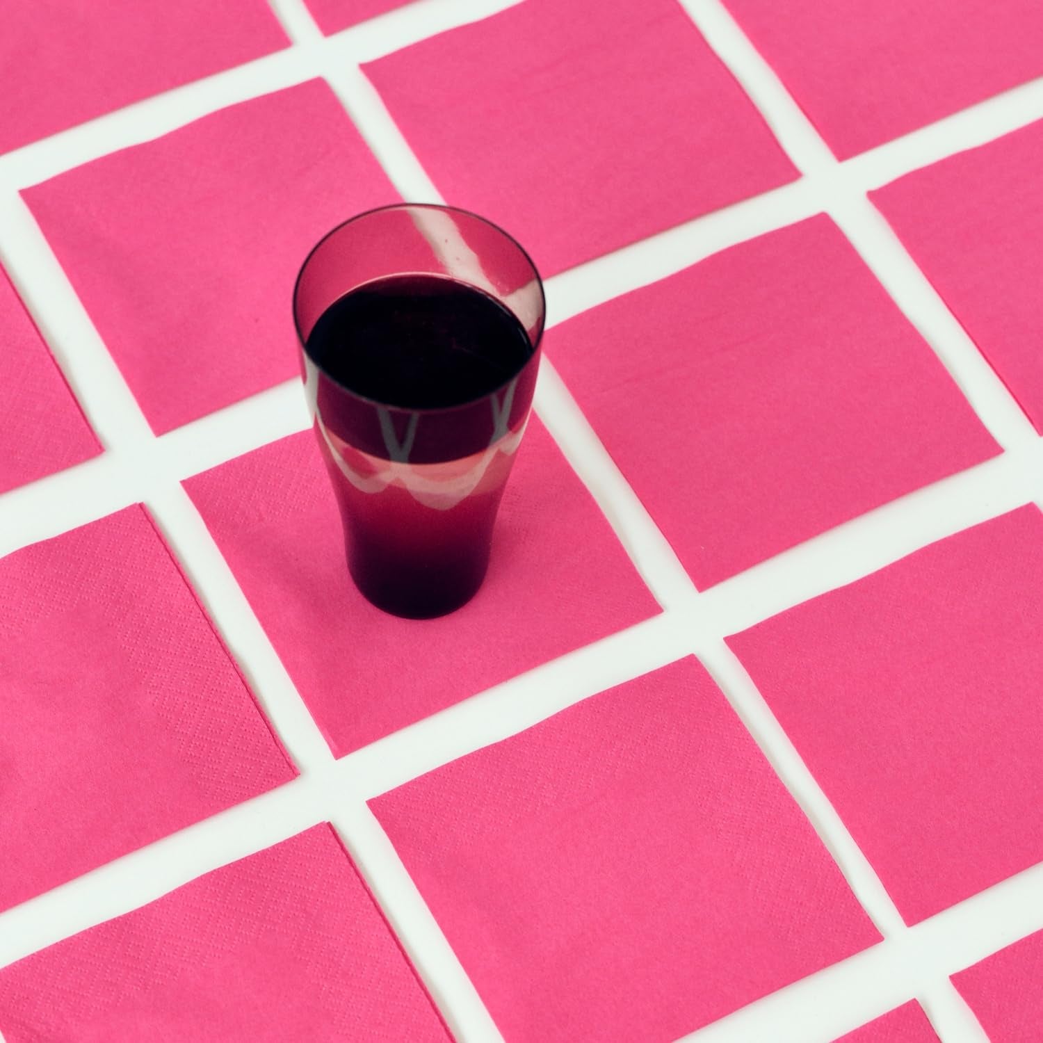 Renova cocktailservetter, fuchsia, 30 servetter