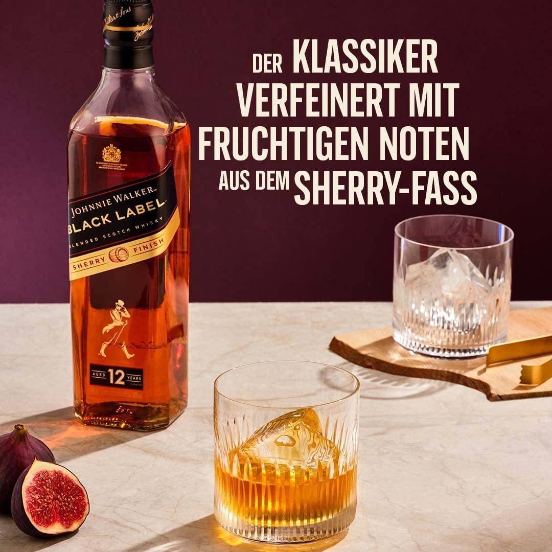 LINDOR chokladbollar med hasselnötter, 1 kg påse + Johnnie Walker sherryfat 0,7 liter