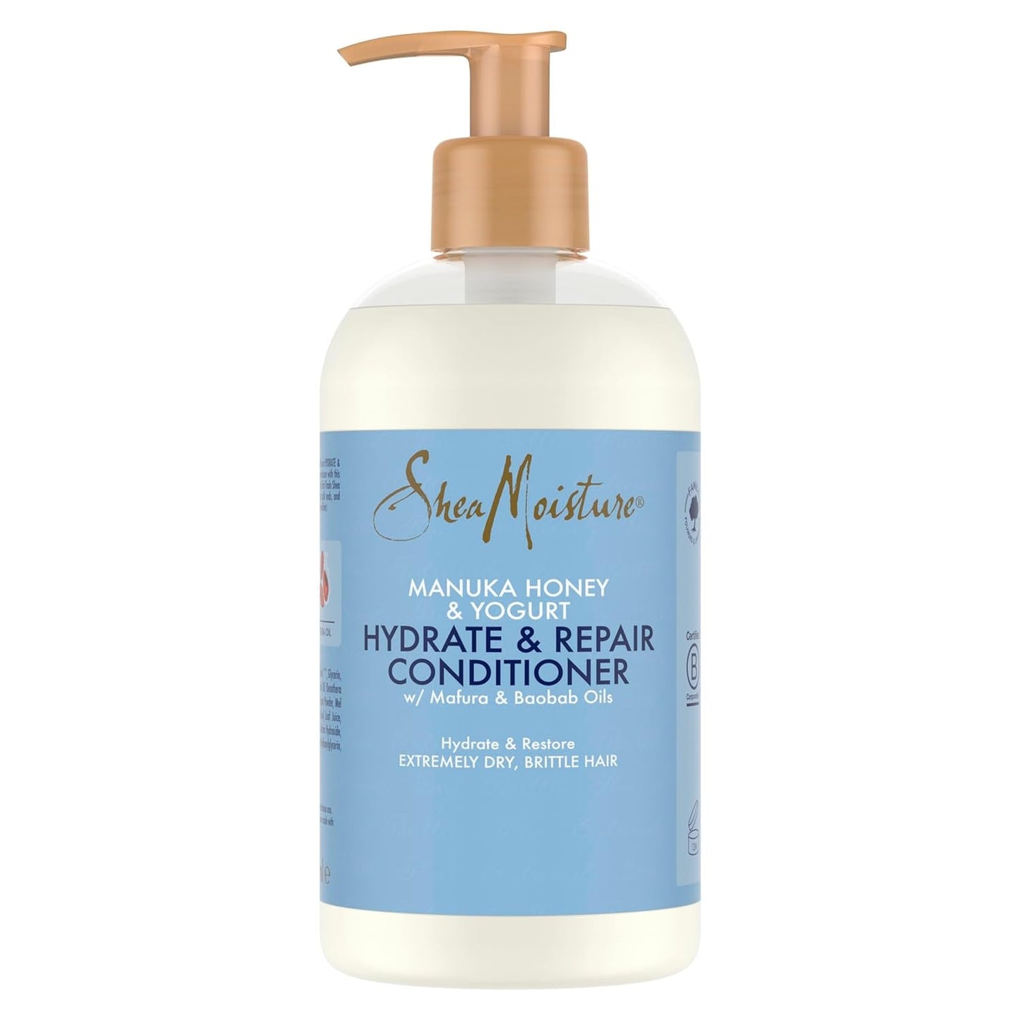 Sheamoisture Hydrate & Repair Conditioner för extremt torrt och sprött hår, Manuka Honey and Yoghurt Sheamoisture Hair Care 384ml