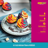 DECOCINO Röd fettlöslig färgpasta - 15 g - Oljebaserad matfärg, idealisk för färgning av choklad, smörkräm, fondant eller kakdeg (Pack 3)