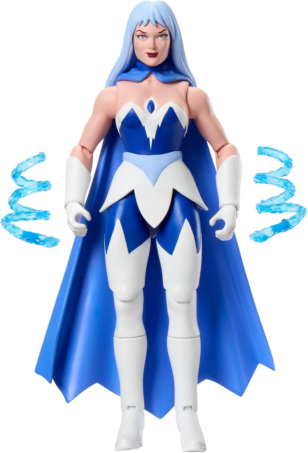Masters of the Universe Origins Action Figure Cartoon Collection Frosta, cirka 14 cm lång, från 1980-talets TV-serie, prinsessa av makt med iskraft, detaljerad design och cape, JBM87 Actionfigurer Naty Shop