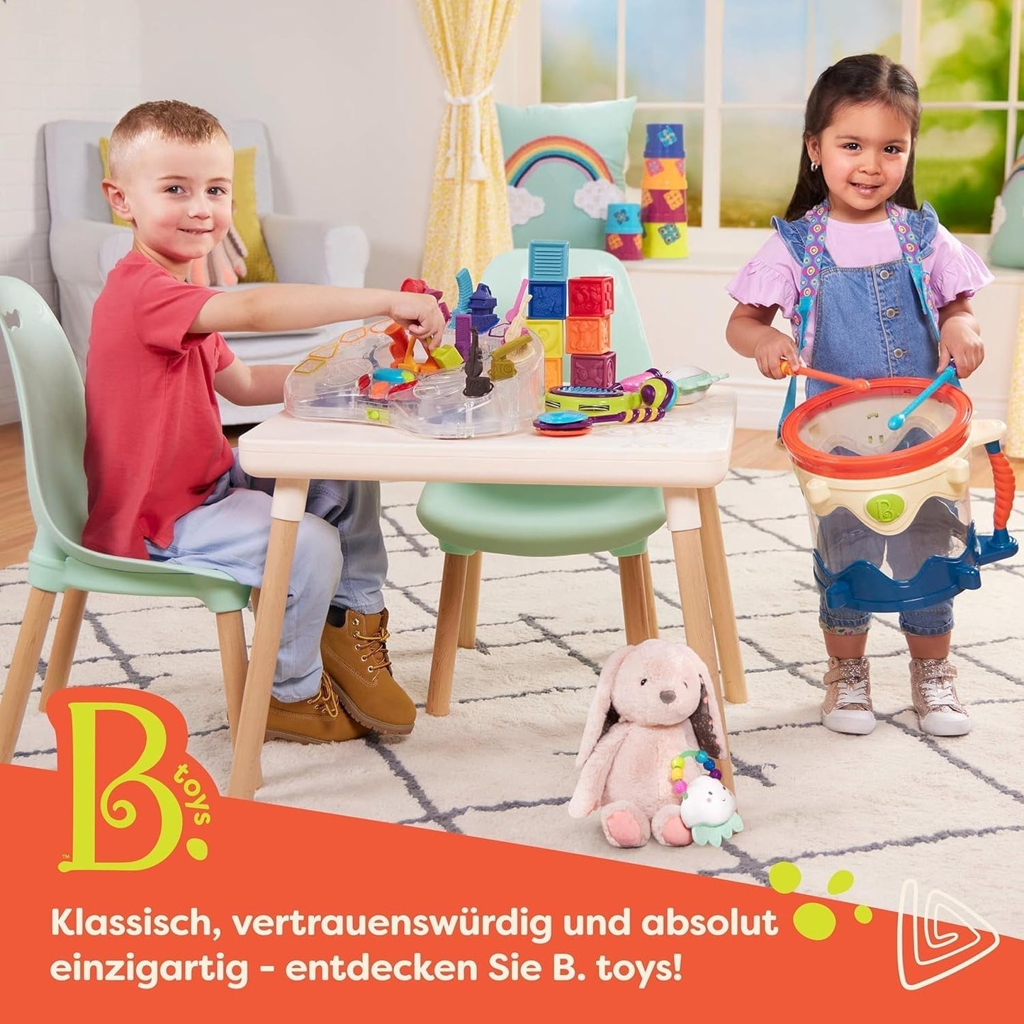 B. leksaker Babyleksak Babyleksak motorisk leksak med ljus - babyleksak för nyfödda, flickor och pojkar från 0 månader, PVC-fri Bebe Toys Naty Shop