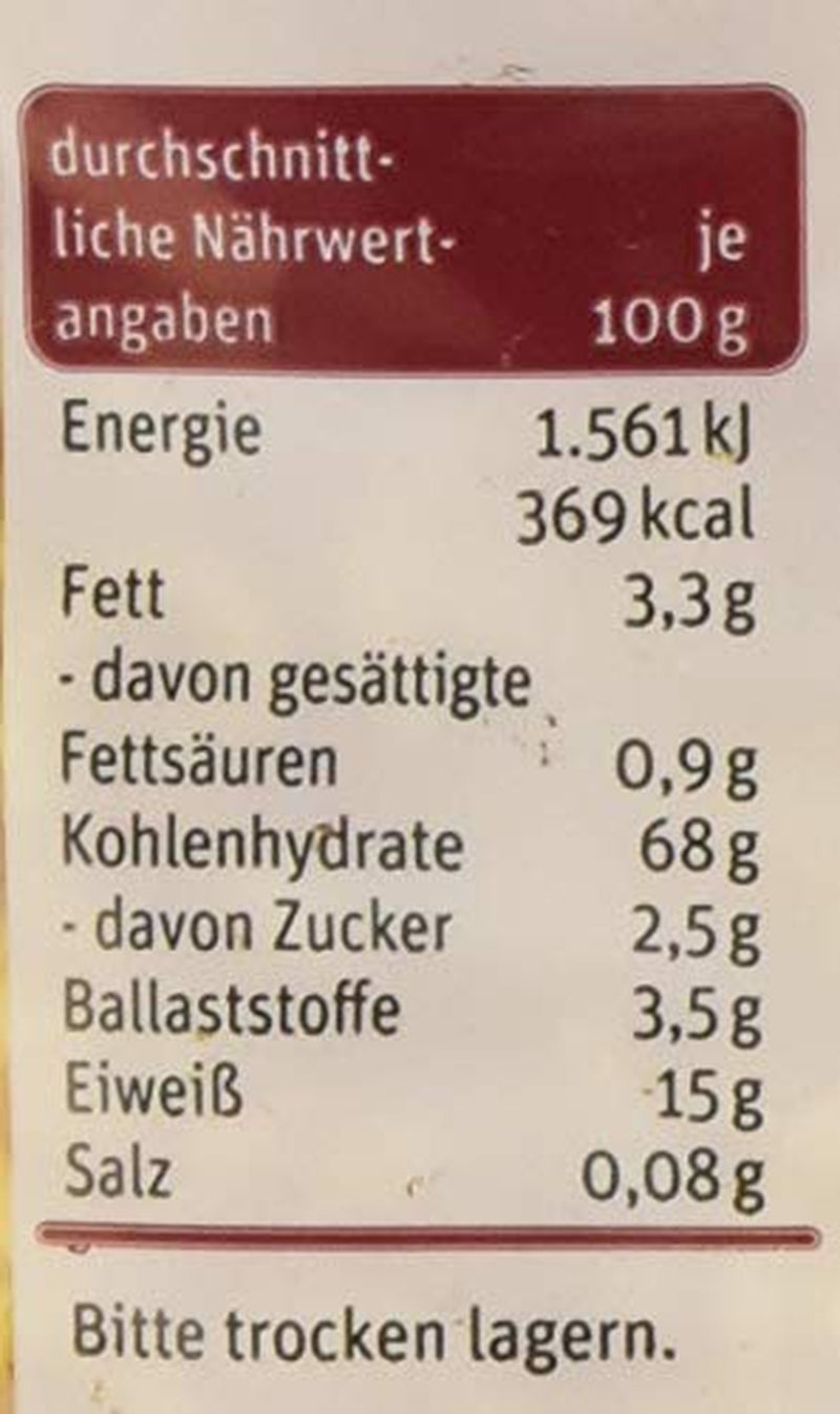 tegut... Nudlar med ägg och gaffelformad spagetti, 1 x 500 g