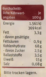 tegut... Nudlar med ägg och gaffelformad spagetti, 1 x 500 g