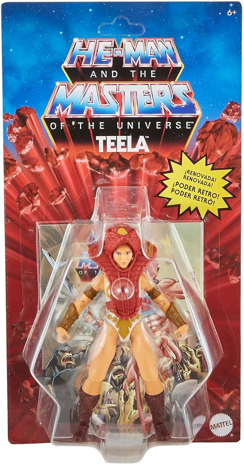 Masters of the Universe GNN91 - Origins Actionfigur (14 Cm) Teela, actionfigur för lek och samling från 6 år Actionfigurer Naty Shop