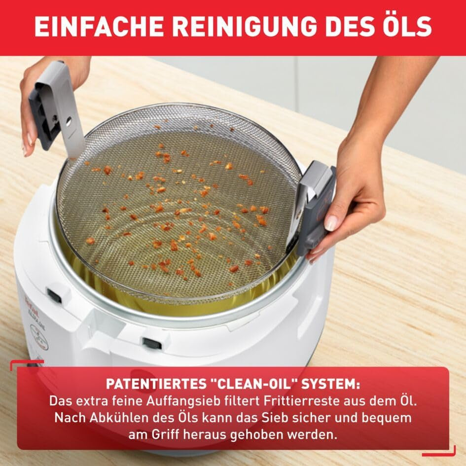 Tefal FF1631 Filtra One fritös, 1 900 W, Kapacitet 1,2 kg Hushållsapparater Naty Shop