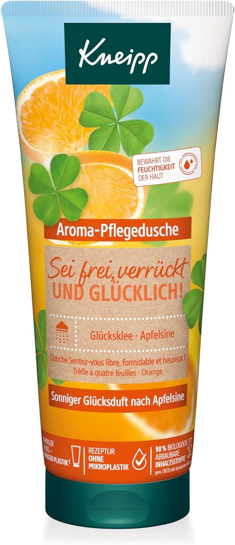 Kneipp Aroma, Duschgel, Fuktighetskräm, 200 ml Dusch och bad Naty Shop 200 ml Singel
