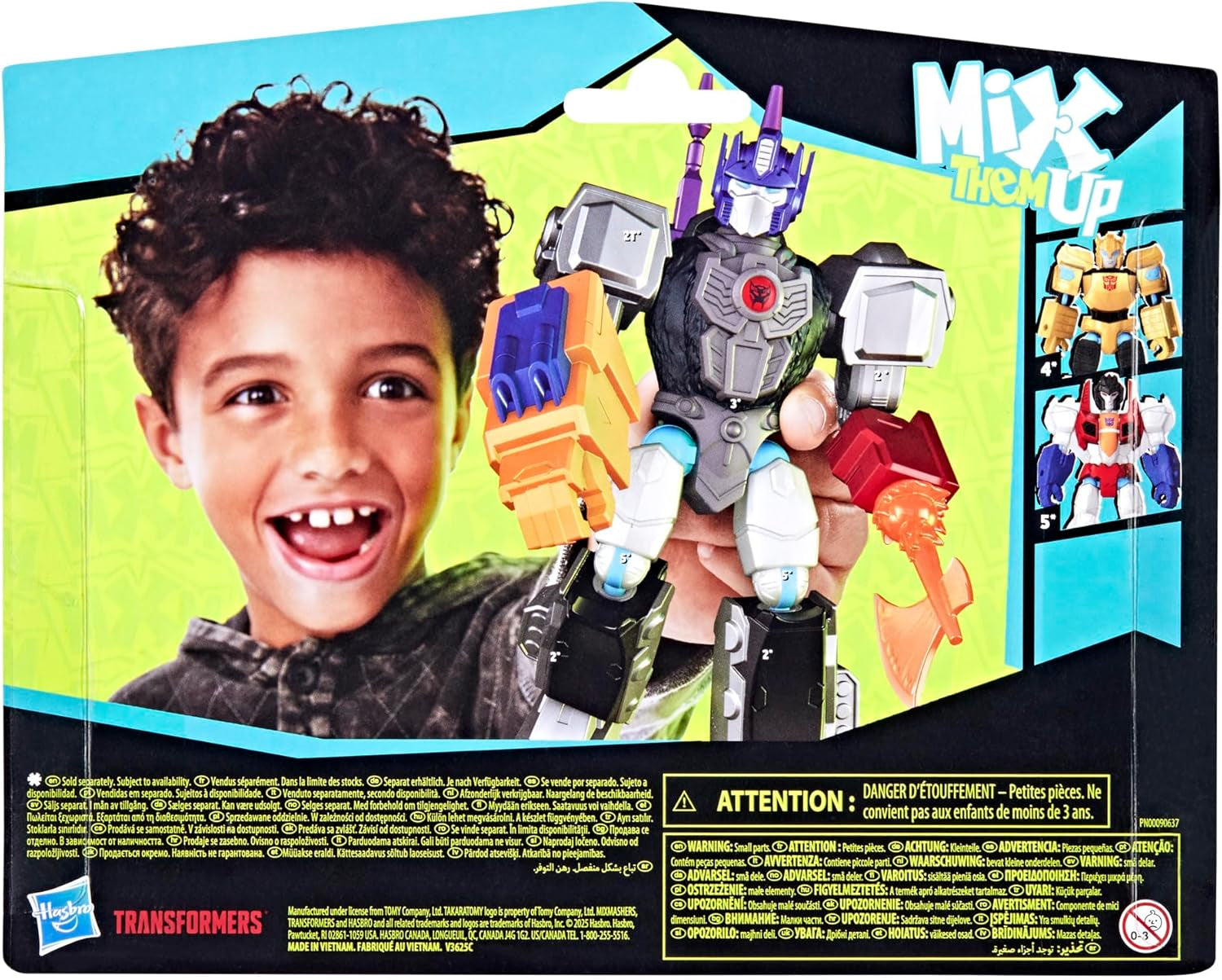 Transformers Mixmashers Optimus Prime Anpassningsbar Deluxe Actionfigurer & Tillbehör Actionfigurer Naty Shop