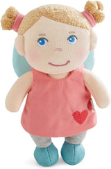 HABA Guardian Angel Lore - Fluffig textildocka (15 cm), perfekt välkomstpresent för spädbarn och småbarn - Tvättbar i 30 °C - 2011870001