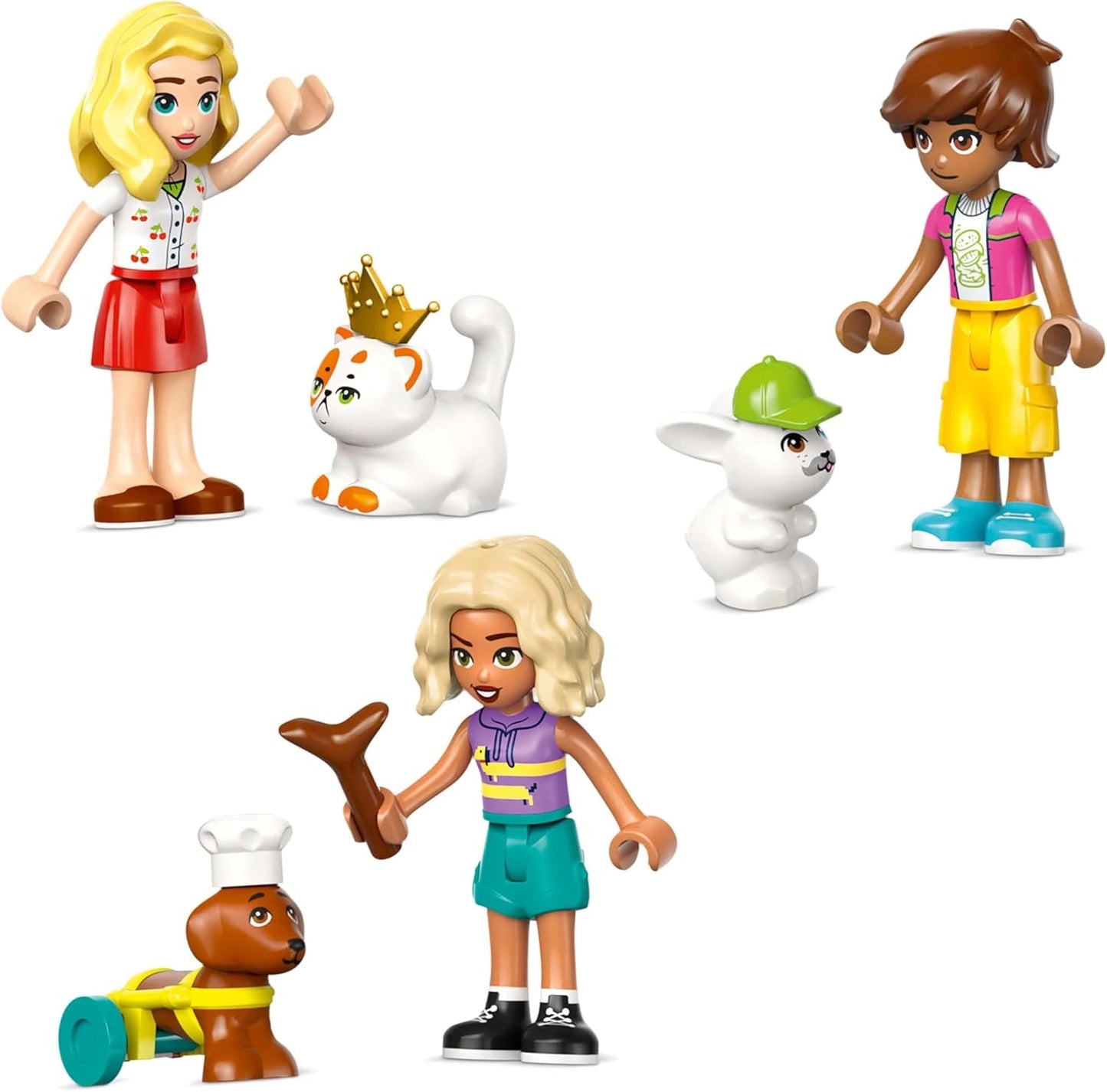 LEGO Friends Djurtillbehörsbutik Låtsaslekset Pedagogisk leksak för 6 år gamla flickor 3 minifigurer och 3 djurfigurer Katt Hund Kanin Presentidé för barn 42650 Byggset Besuche den LEGO-Store