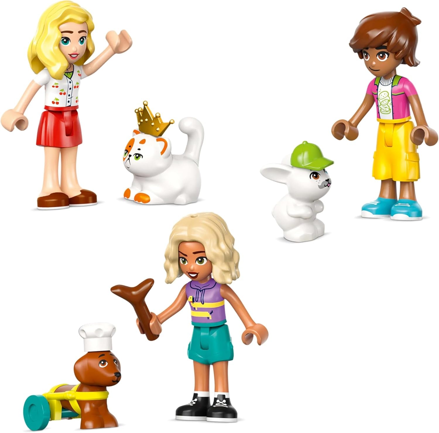 LEGO Friends Djurtillbehörsbutik Låtsaslekset Pedagogisk leksak för 6 år gamla flickor 3 minifigurer och 3 djurfigurer Katt Hund Kanin Presentidé för barn 42650 Byggset Besuche den LEGO-Store