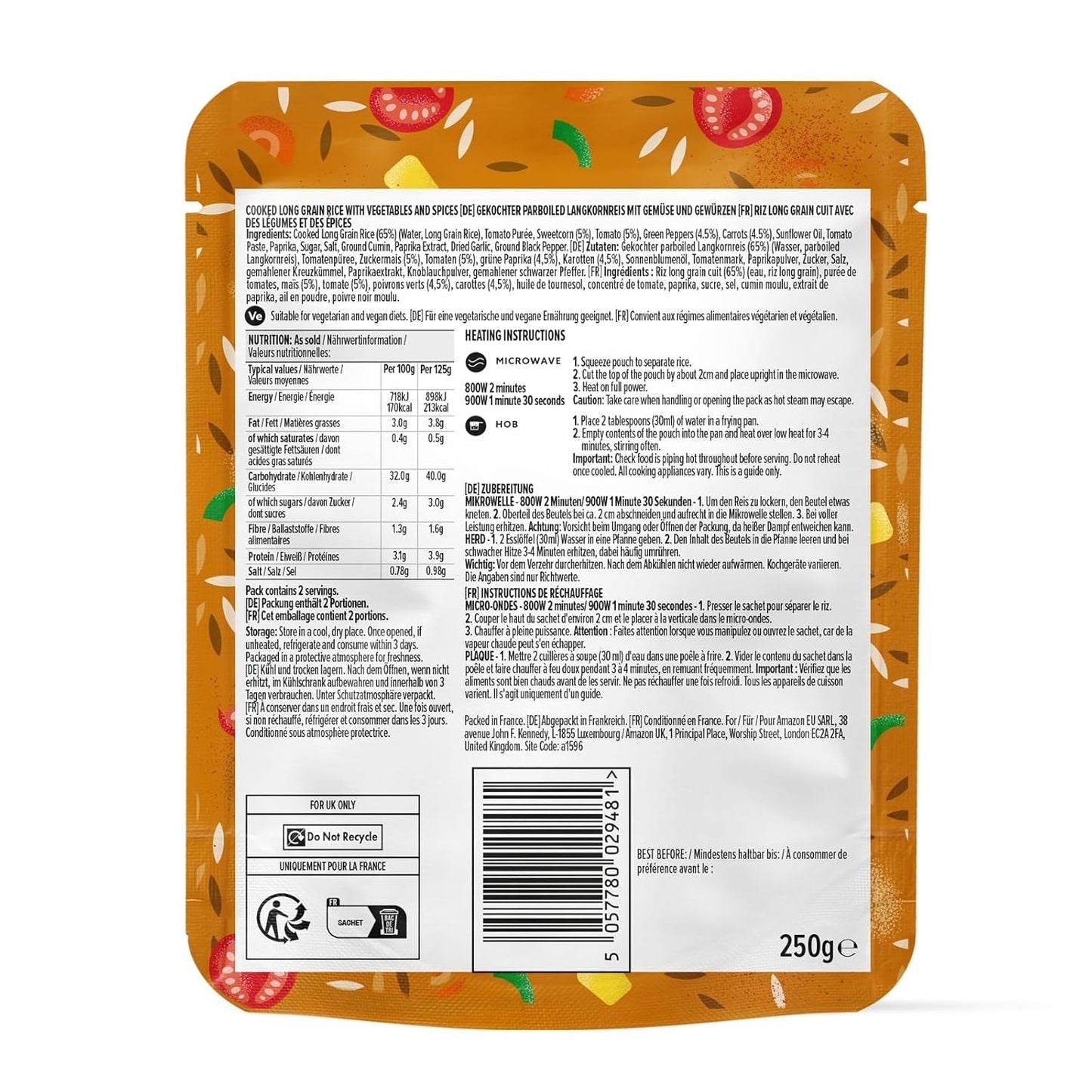 Mexikansk ris från Amazon, 250g