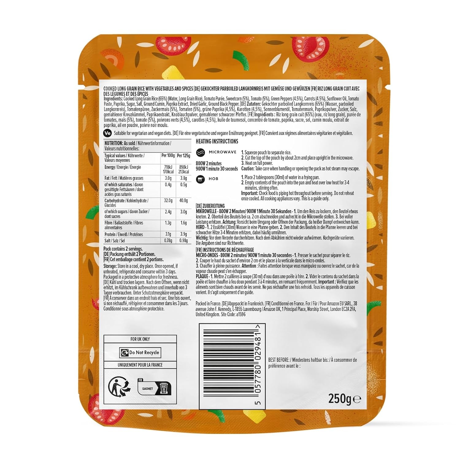 Mexikansk ris från Amazon, 250g