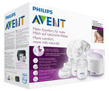 Dubbel elektrisk bröstpump Philips Avent SCF334/02 Tillbehör Mat och amning Bebe Naty Shop